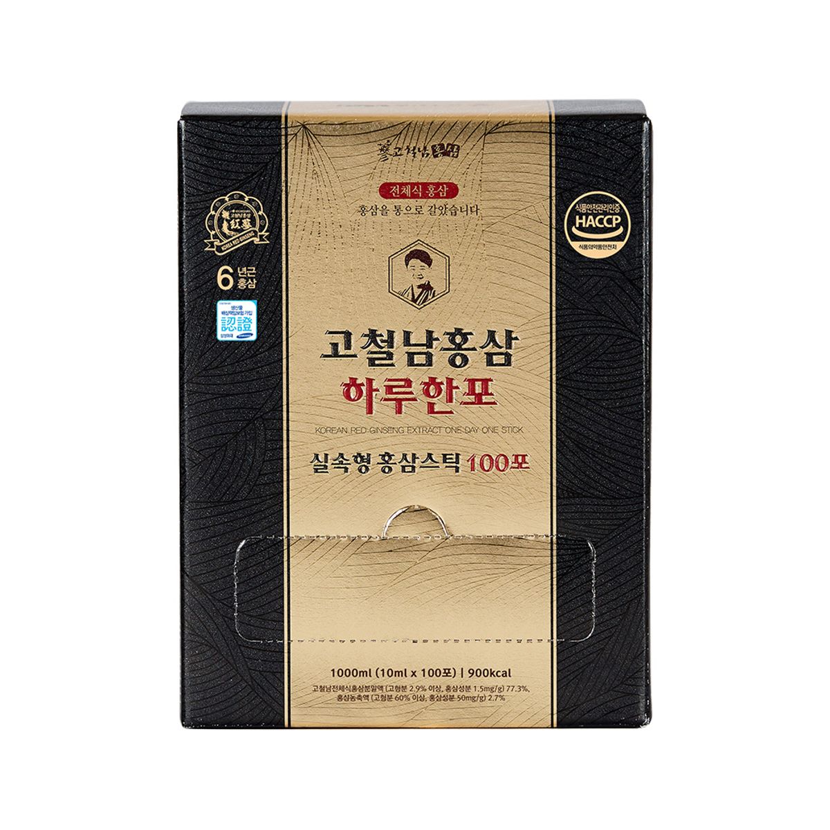 고철남(KOCHEOLNAM) 짜먹는 전체식 홍삼 스틱 하루한포 10ml x 100포