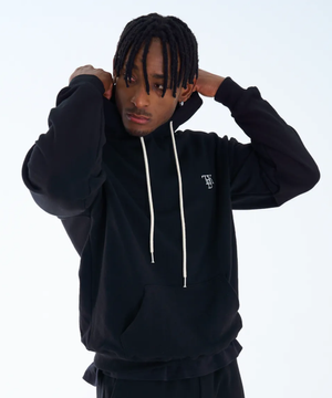 TBK 오버핏 후드티 블랙