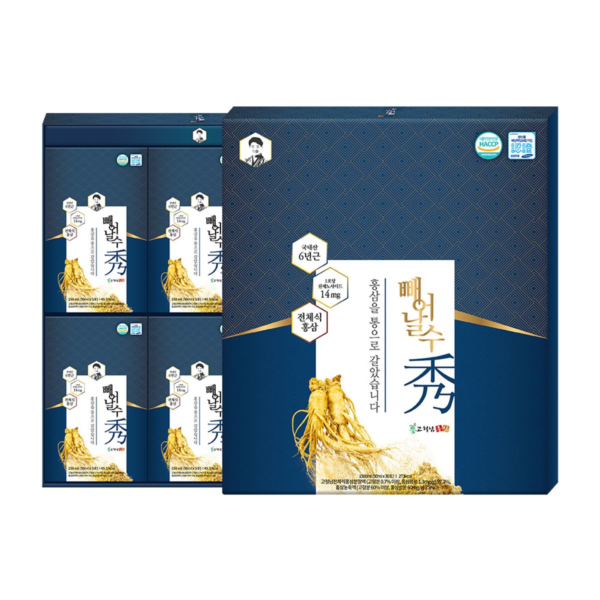 고철남(KOCHEOLNAM) 프리미엄 전체식 홍삼진액 빼어날 수 30포