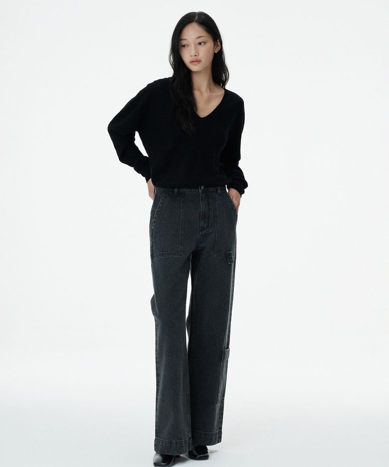 [GDWD23] 와이드 블랙 (카펜터)