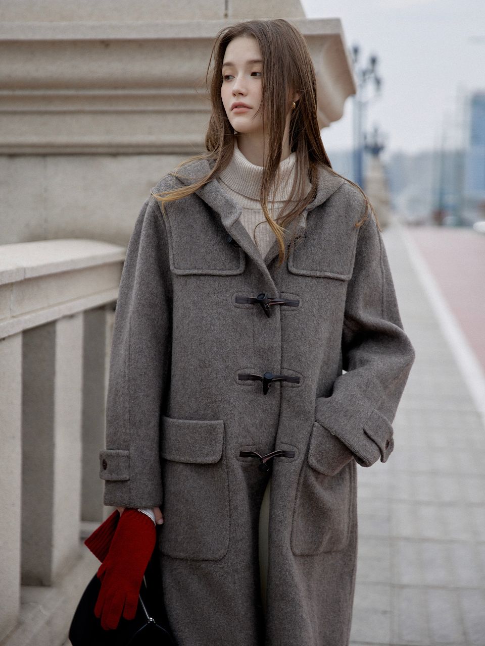コート LENINA JAYCEE premium camelhairblend hoodie handmade coat_GR MUSINSA | LENINA JAYCEE premium camelhair-blend hoodie