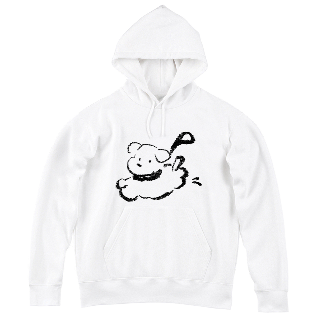 어썸어스(AWESOMEUS) 산착하는 신난 강아지 HOODIE_4 COLOR