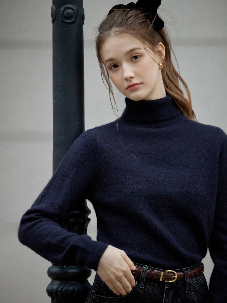 Tシャツ・カットソー *MUSINSA STANDARD* Hit Standard Mock Neck Long Sleeve T-Shir MUSINSA | MUSINSA STANDARD [Hit Standard] Mock Neck Long