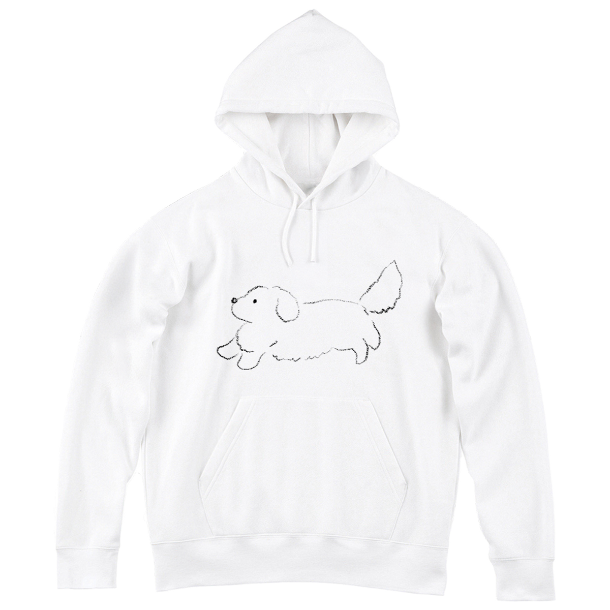 어썸어스(AWESOMEUS) 옆모습 강아지 HOODIE_4 COLOR