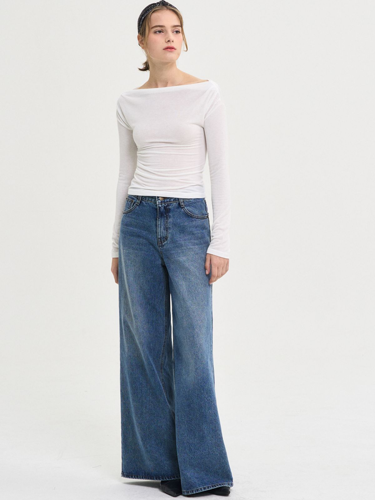 쏘리, 투 머치 러브(SORRY, TOO MUCH LOVE) 604 Wild Fit Denim Pants_Blue