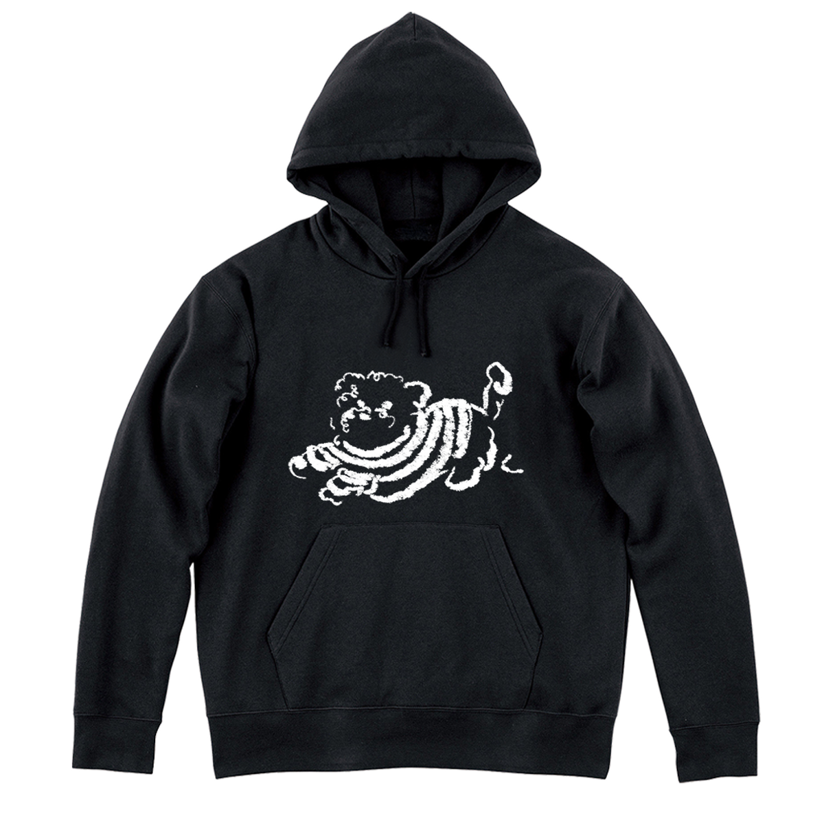 어썸어스(AWESOMEUS) 줄무늬 티 입은 강아지 HOODIE_4 COLOR