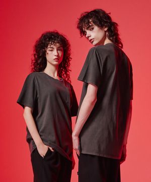 데일리 포켓 숏슬리브 피그먼트챠콜 GA4284 CH