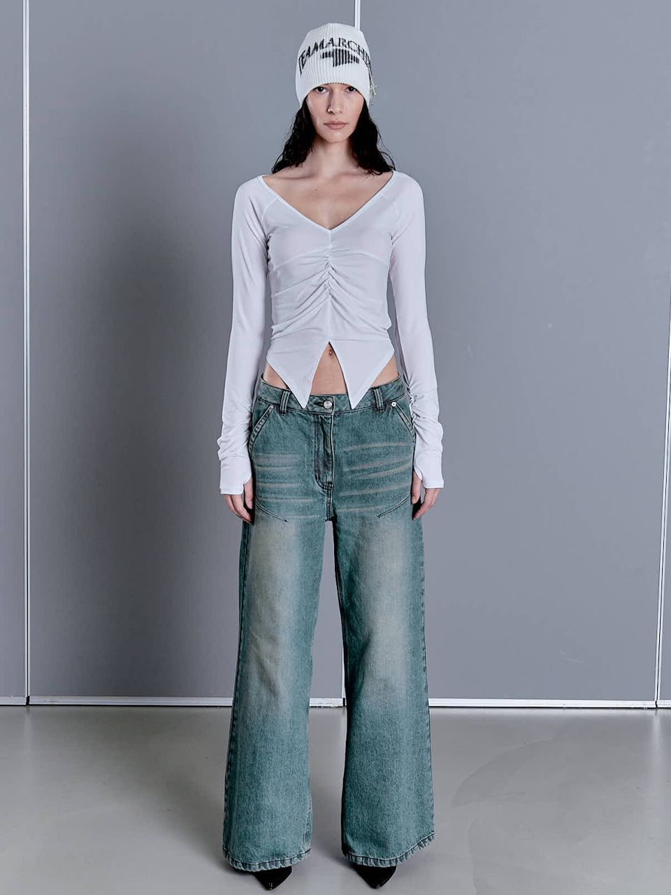 ◆2000Archives◆ MEGAN WIDE DENIM VINTAGE BLUE 2A24FWPT03BL MUSINSA | 2000ARCHIVES MEGAN WIDE DENIM (VINTAGE BLUE)