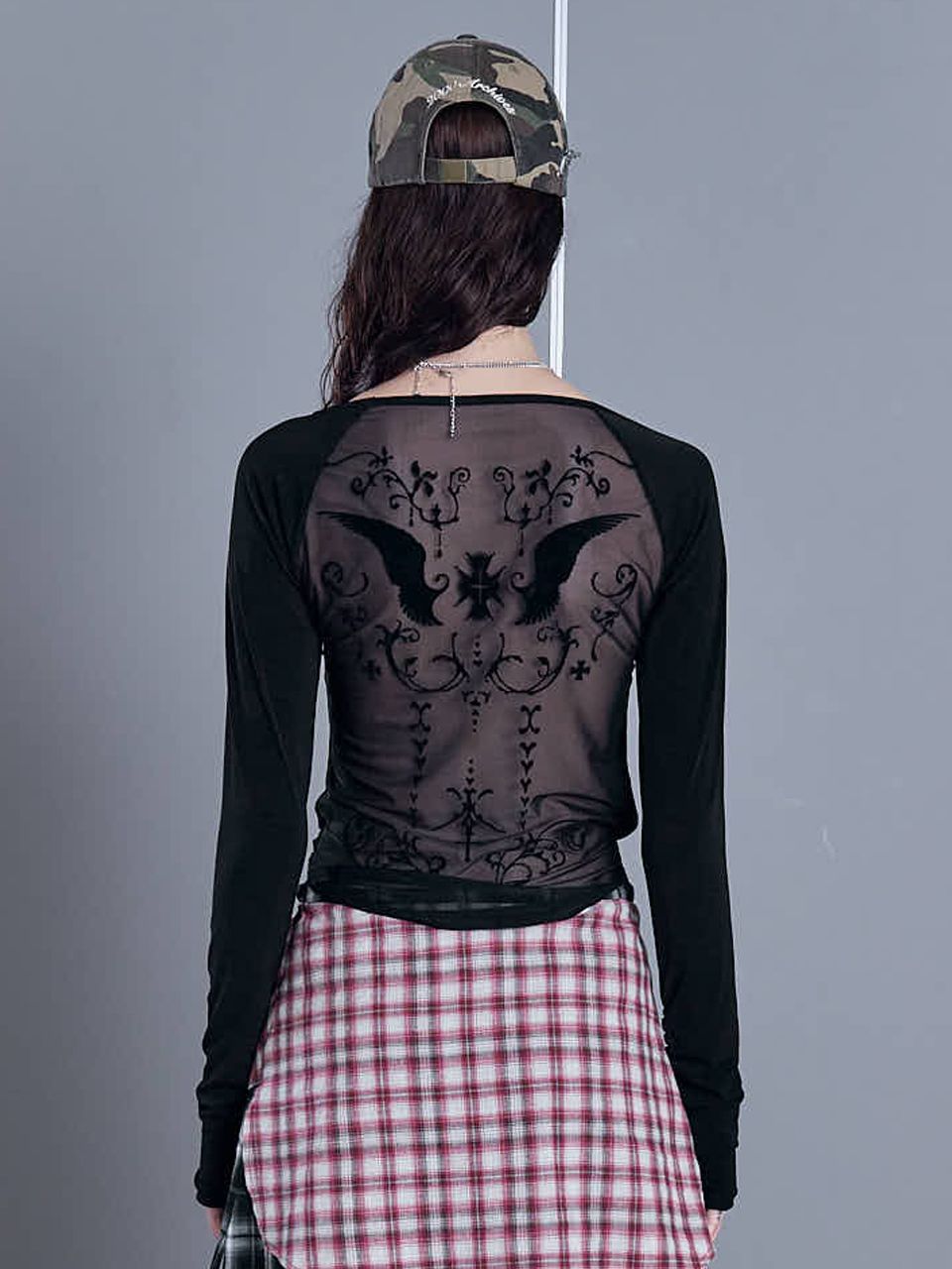 Tシャツ・カットソー 2000ARCHIVES FAIRY BACK MESH TOP 4BNY365 2000ARCHIVES FAIRY BACK MESH TOP 4BNY365 Tシャツ・カットソー