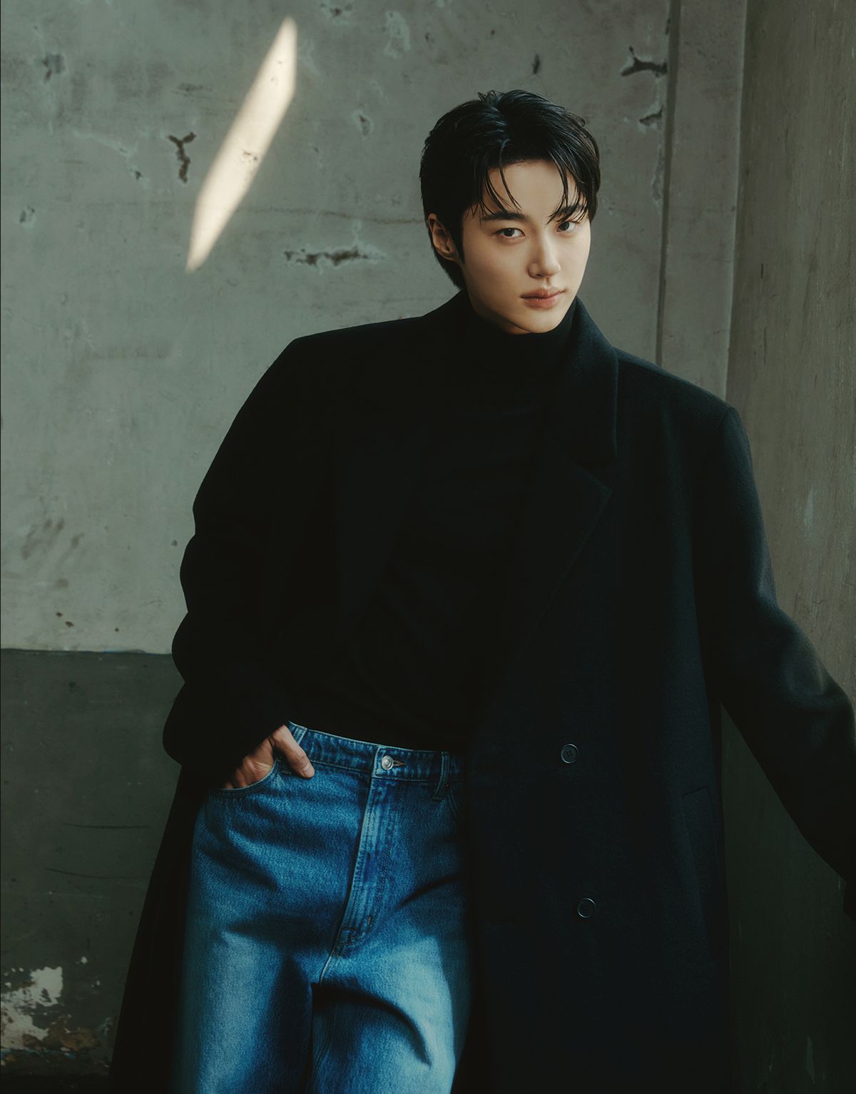 지오다노(GIORDANO) 울/캐시미어 혼방 더블 코트 074918 [3color]