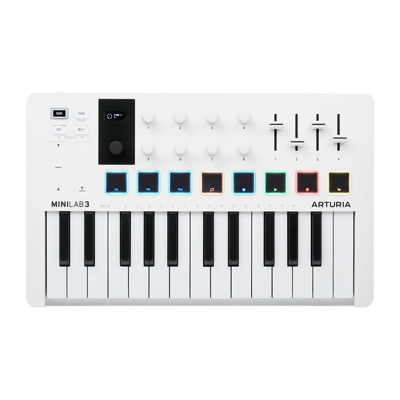 MiniLab3 미니랩3 미디컨트롤러 마스터키보드_화이트