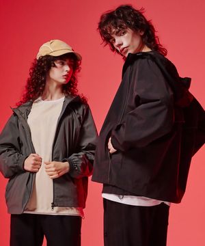 파이핑 웜업 윈드브레이커 블랙 GA4730 BK