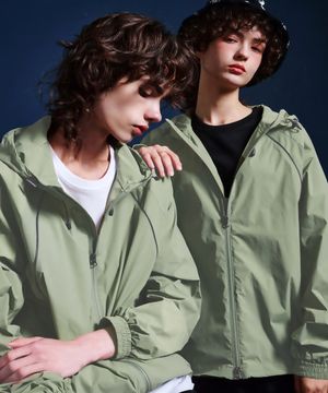 파이핑 웜업 윈드브레이커 유칼립투스카키 GA4730 KH