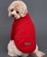 강아지 가을옷 후리스 레드