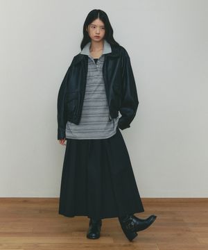 CLASSIC PLEATS SKIRT(BK)