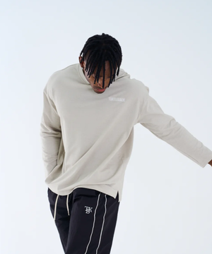 피그먼트 오버핏 롱슬리브 베이지