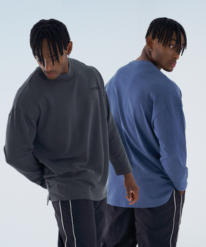 피그먼트 오버핏 롱슬리브 5color