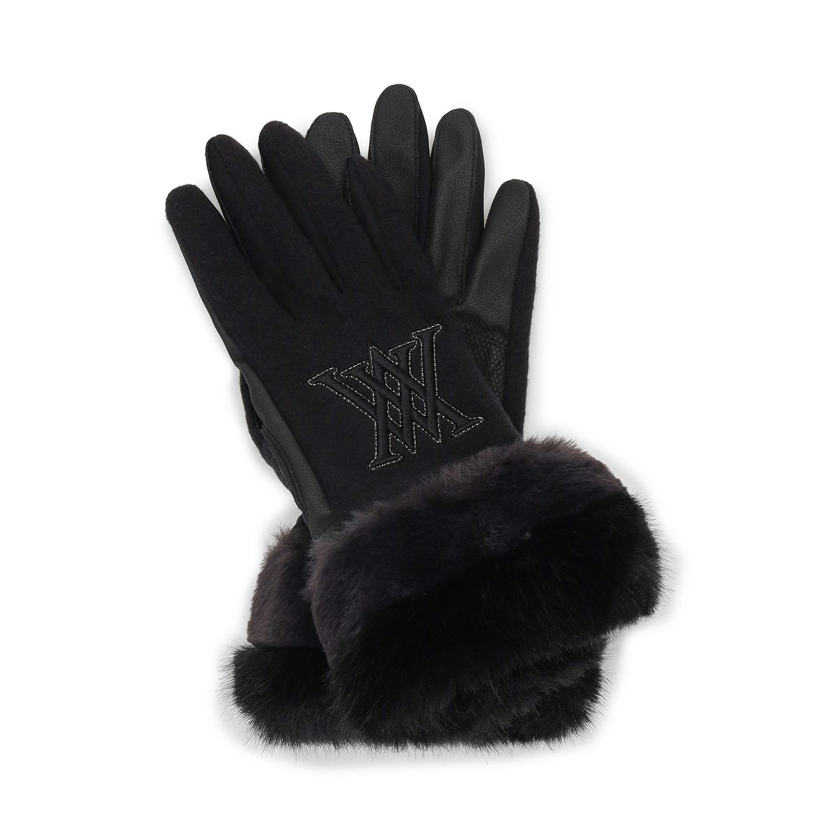 어뉴골프(ANEW GOLF) (W) FURRY GLOVES_BK