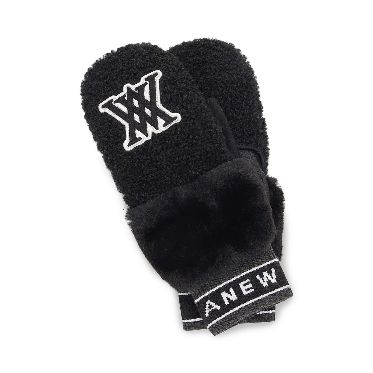 어뉴골프(ANEW GOLF) (W) MITTEN GLOVES_BK