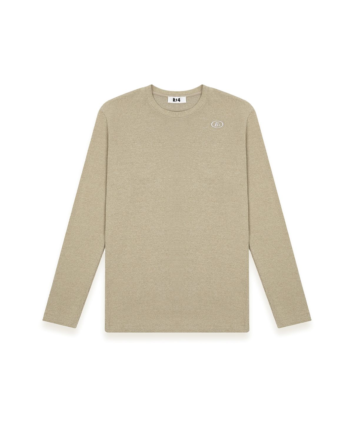 알포(R-4) R-0024 / BRUSHED KNIT - LONG SLEEVE TSHIRTS(YELLOW)