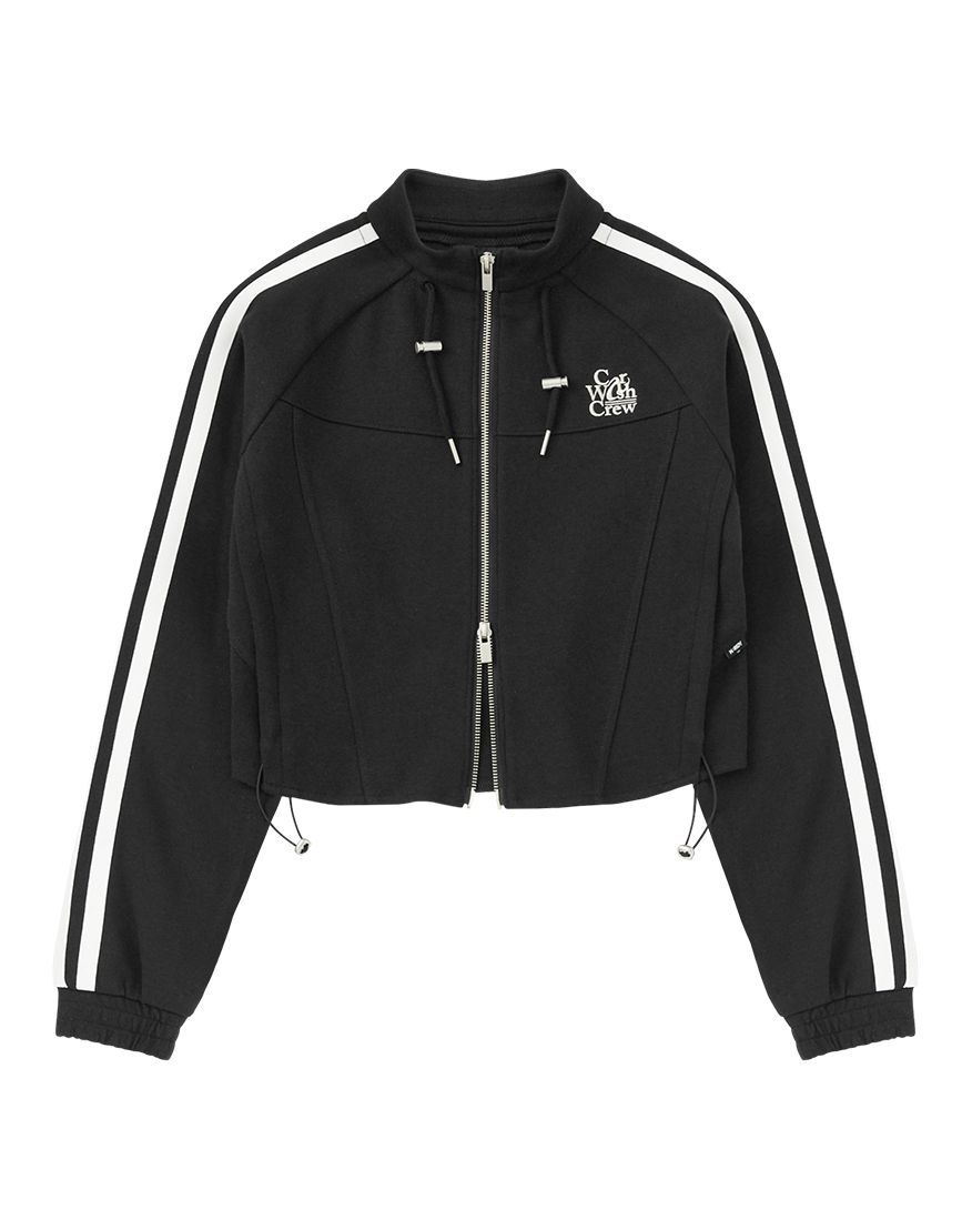 ☆NERDY☆ NERDY X CCWC WS BUSTIER TRACK TOP BLACK MUSINSA | NERDY [NERDY x CCWC] WS BUSTIER TRACK TOP BLACK