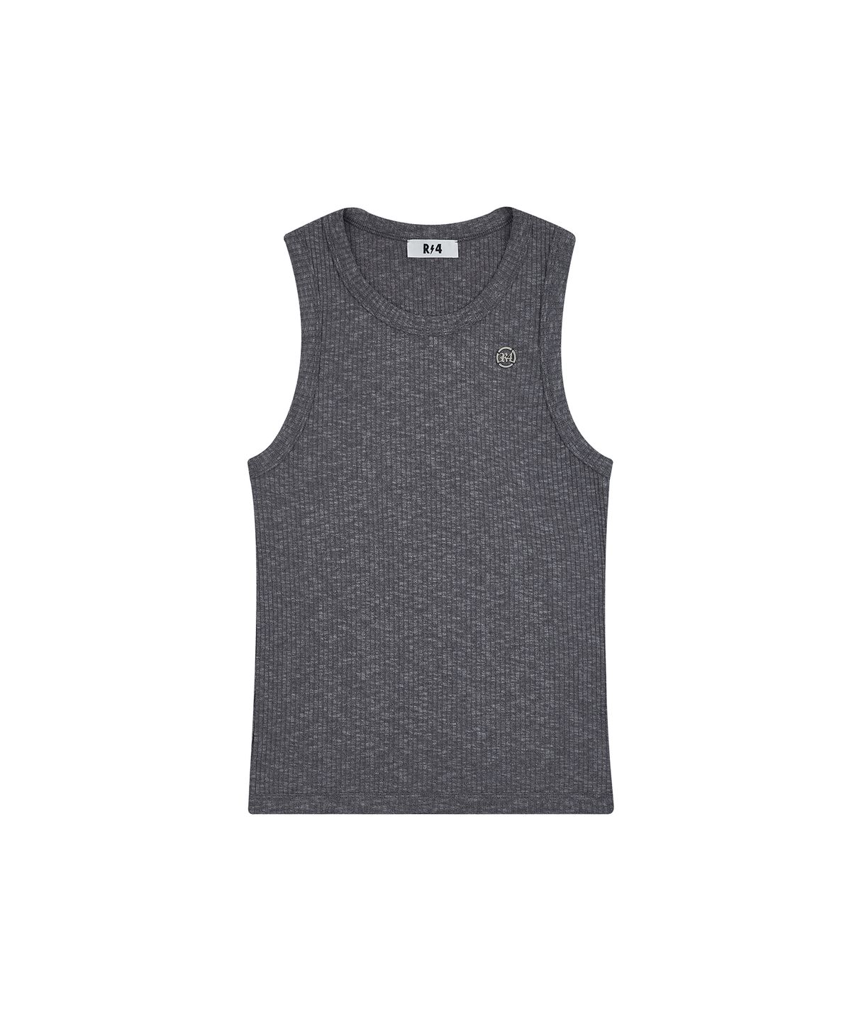 알포(R-4) R-0030 / R4-SIGNATURE SLEEVELESS(MELANGE-GRAY)