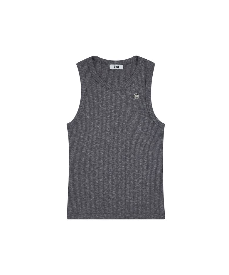 R-0030 / R4-SIGNATURE SLEEVELESS(MELANGE-GRAY)
