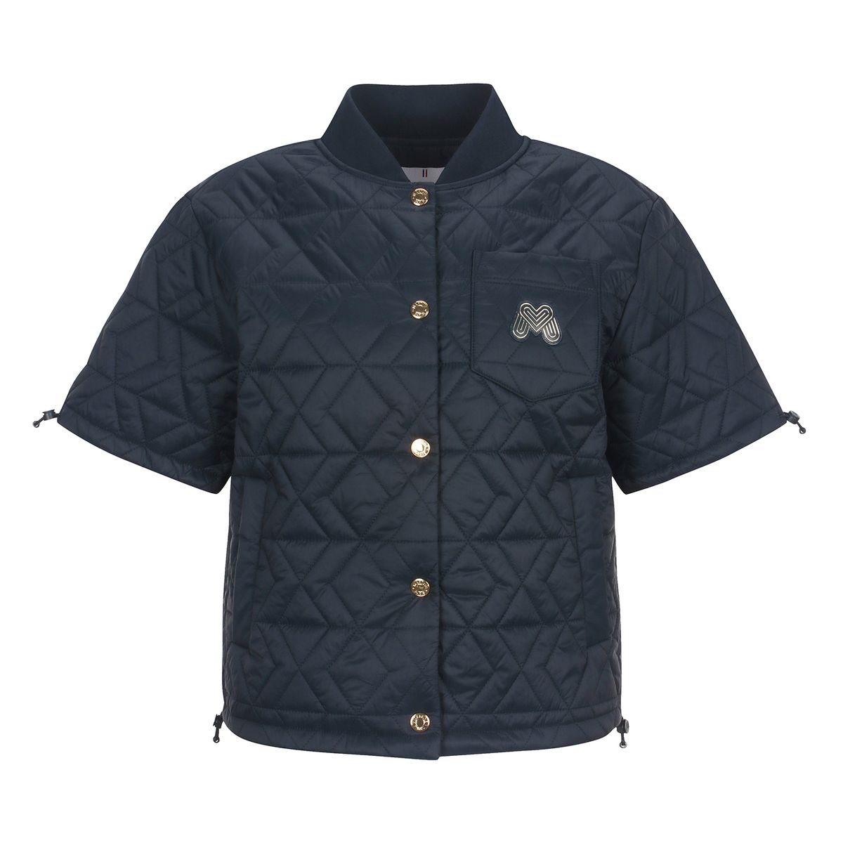 마틴골프(MARTINE GOLF) Quilting Half Sleeve Jumper_NAVY