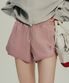사이드 테이프 포인트 런닝 숏츠-핑크