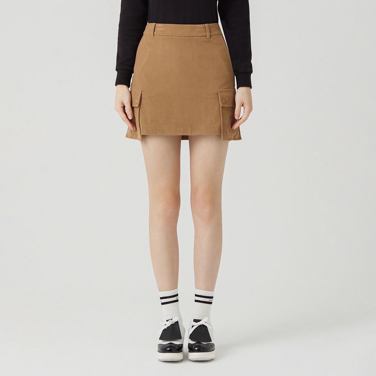 마틴골프(MARTINE GOLF) Out Pocket Corduroy Culotte_BEIGE