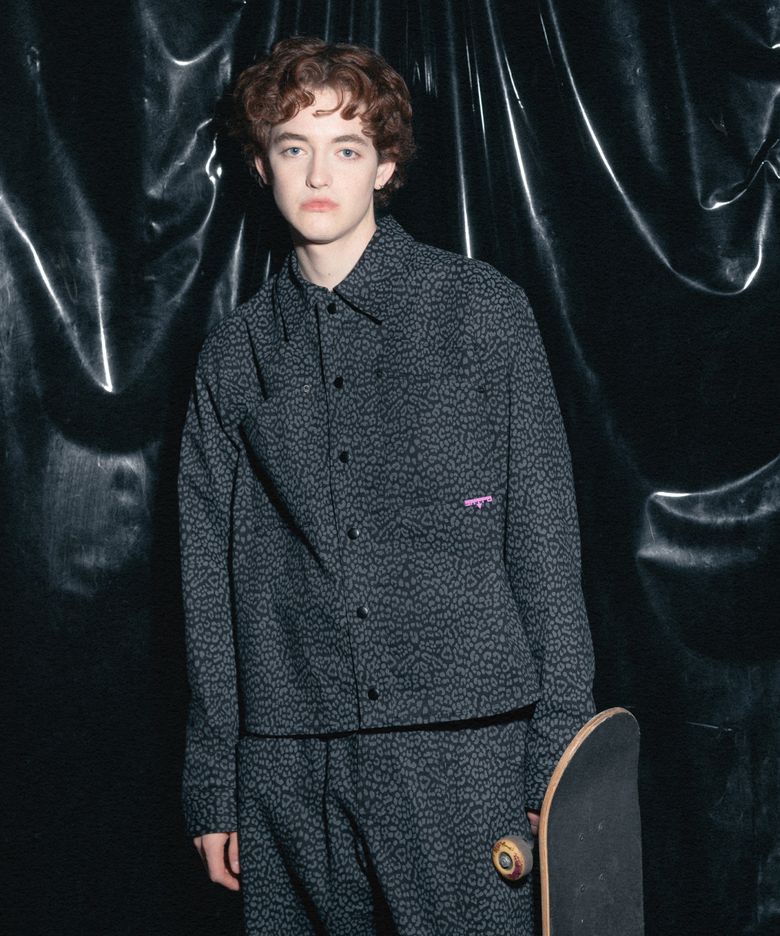 Leopard work jacket