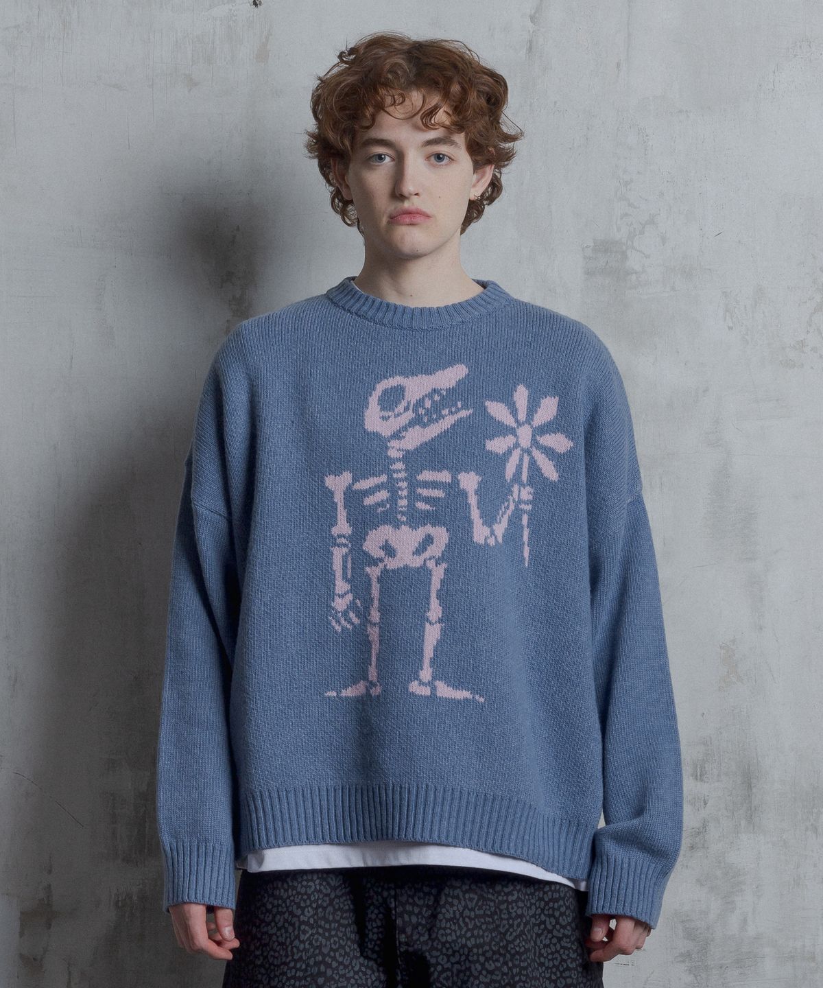 슈브토(SHVTO) Monster knitwear blue