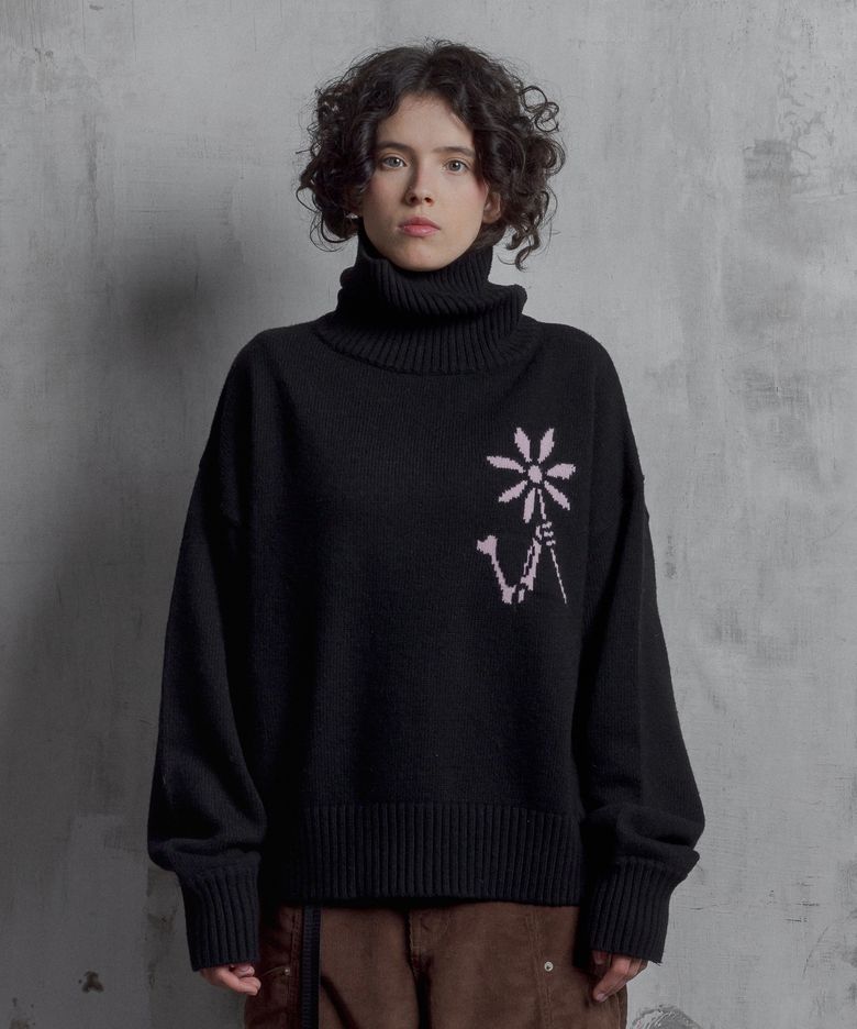 Death flower knitwear
