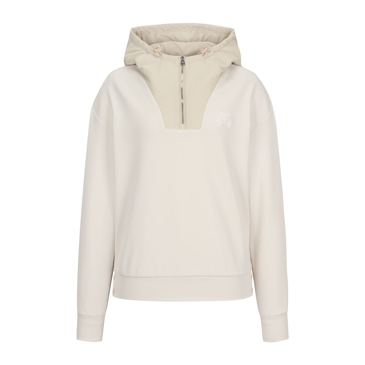 마틴골프(MARTINE GOLF) Padded Hoodie T shirts_BEIGE (QW0EKS30853)