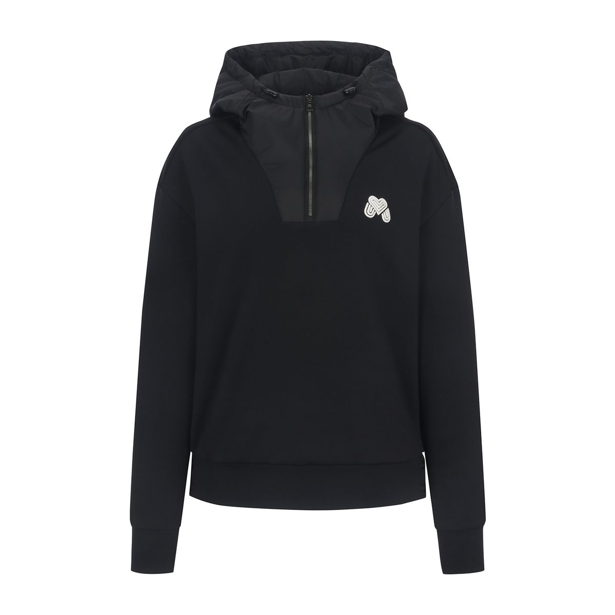 마틴골프(MARTINE GOLF) Padded Hoodie T shirts_BLACK (QW0EKS30839)