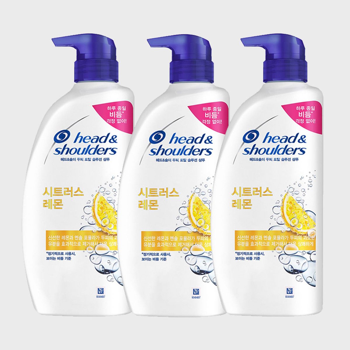 헤드앤숄더(HEAD&SHOULDER) 시트러스 레몬 800ml 샴푸 3개