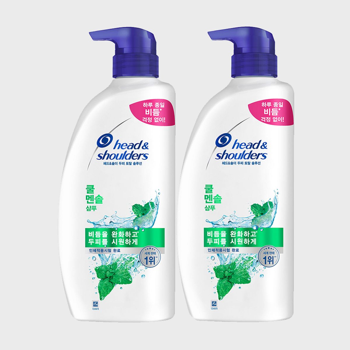 헤드앤숄더(HEAD&SHOULDER) 쿨멘솔 샴푸 850ml 2개