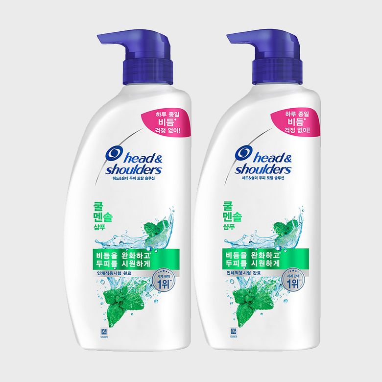 쿨멘솔 샴푸 850ml 2개