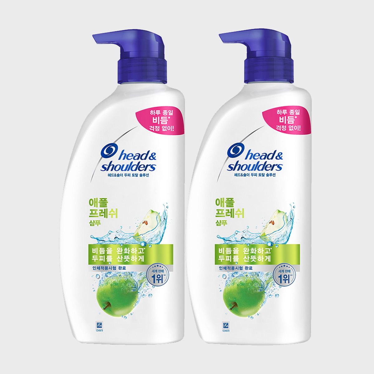 헤드앤숄더(HEAD&SHOULDER) 애플프래쉬 샴푸 850ml 2개