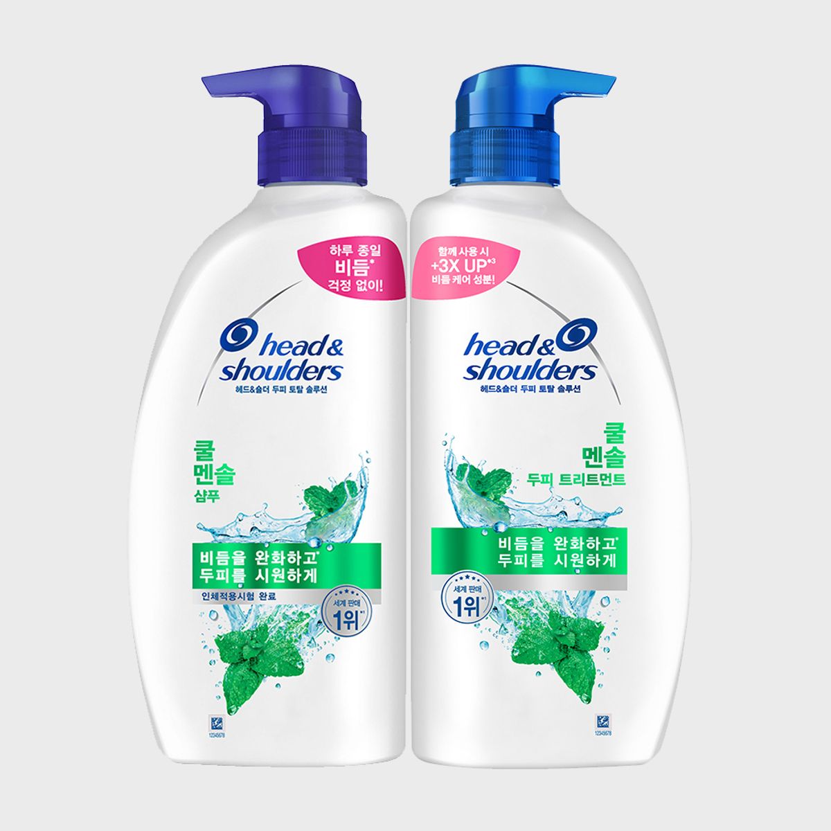 헤드앤숄더(HEAD&SHOULDER) 쿨멘솔 샴푸 850ml + 트리트먼트 850ml