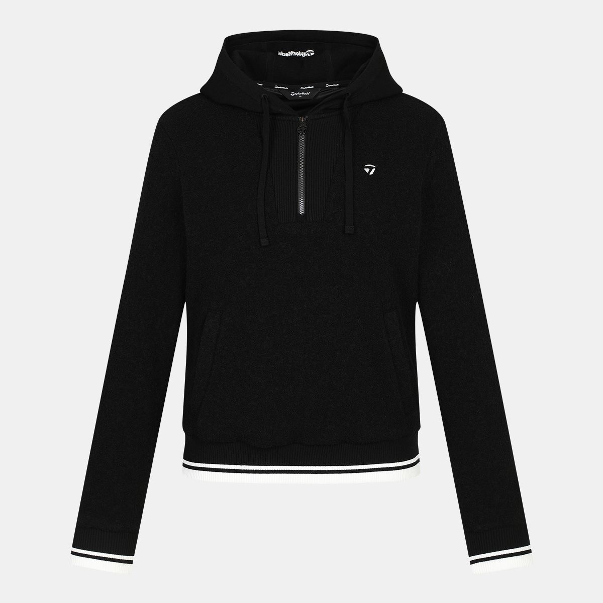테일러메이드 어패럴(TAYLORMADE APPAREL) [메리노울 에디션]여성 니트 하이브리드 후드 맨투맨 TTN-81HG43-199