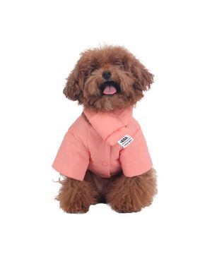 Rich Light Quilted Jacket Peach