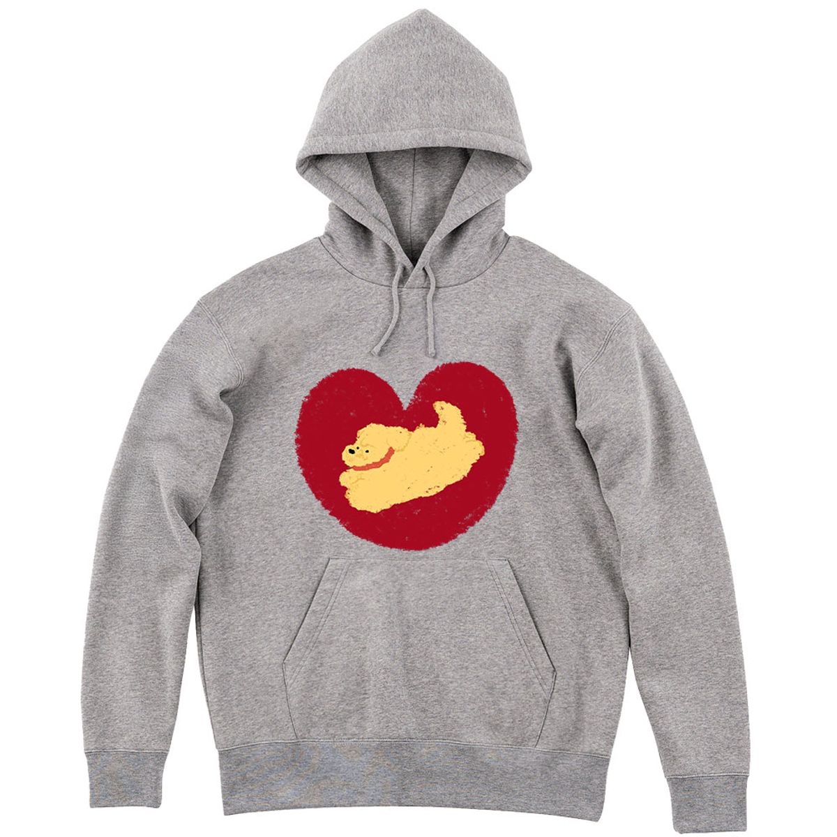 어썸어스(AWESOMEUS) 하트 속 강아지 HOODIE_4 COLOR