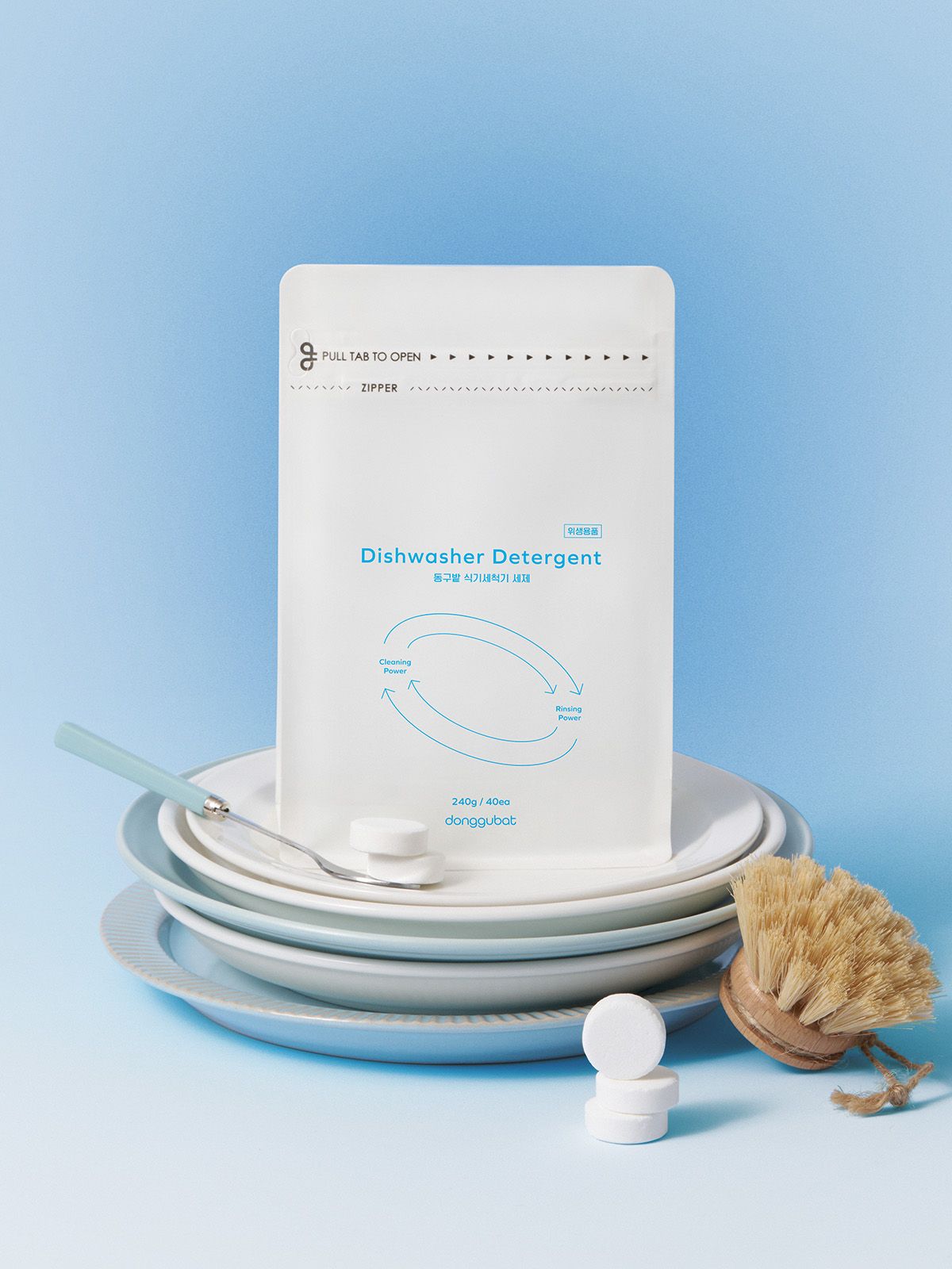 동구밭(DONGGUBAT) 동구밭 올인원 식기세척기 세제 타블렛 240g