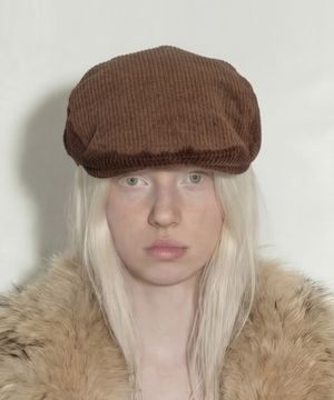 코듀로이 헌팅캡 DRIVE HUNTING / WAVE CORD / BR