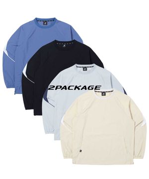 파이핑 컬러블록 웜업 피스테 롱슬리브 2PACKAGE