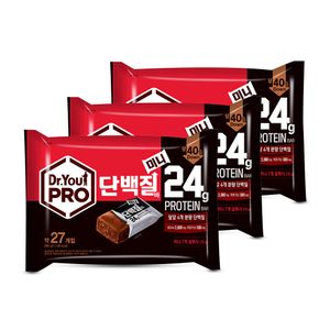 오리온 닥터유 프로 단백질바 미니(약27개입 총280g) x 3개