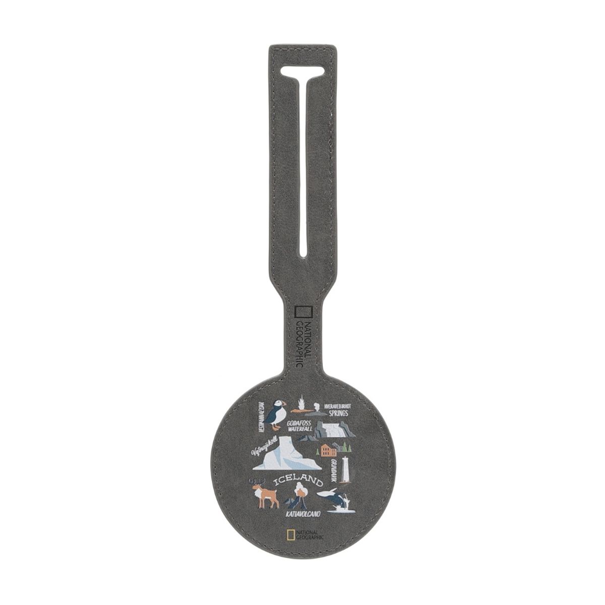 내셔널지오그래픽(NATIONALGEOGRAPHIC) N245ACU017 러기지 네임택 GREY