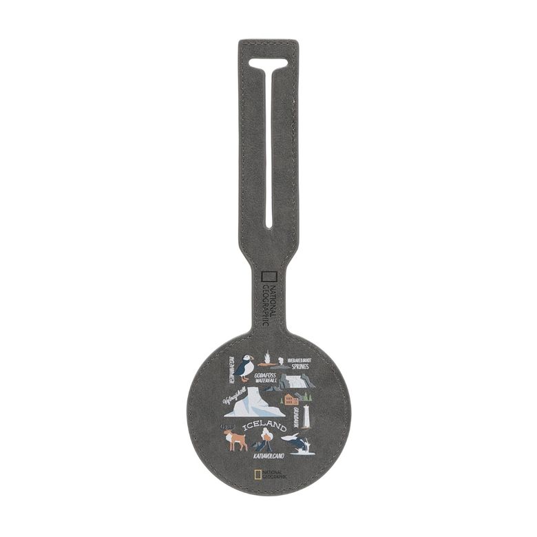 N245ACU017 러기지 네임택 GREY