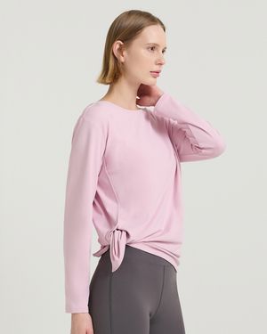 뉴 사이드 슬릿 롱 슬리브(FMST5014F)_코스모스핑크